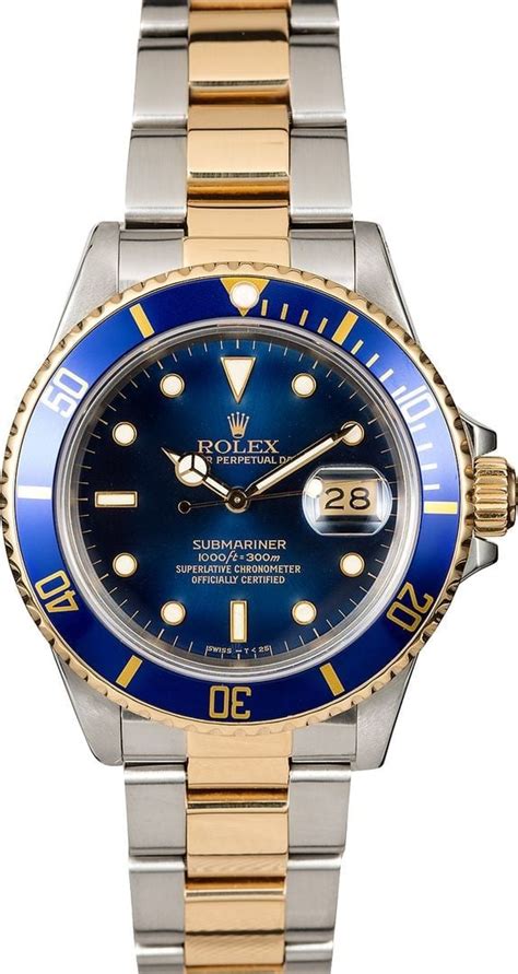 Rolex Blue Submariner 16613