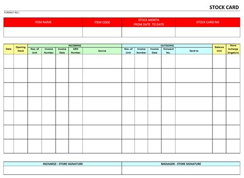 Stock Report Template Excel – Atlanticcityaquarium.com