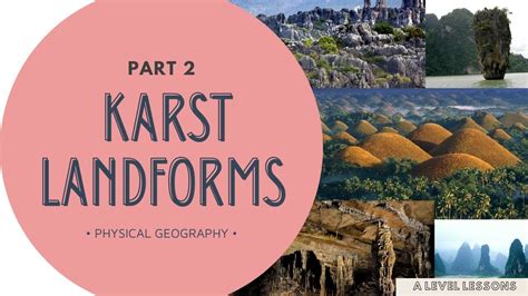 3 types of Karst Landforms - Cone Karst, Tower Karst, Caves made EASY | A Level Geography (2023 ...