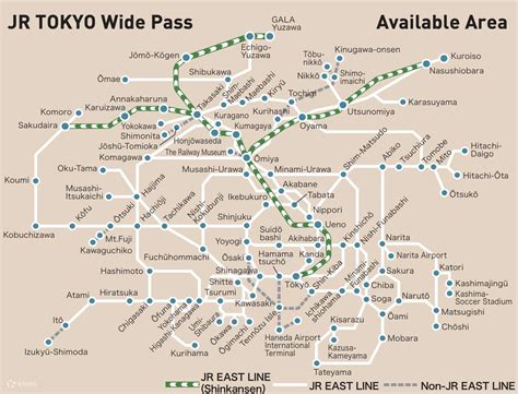 JR Pass 東京廣域周遊券 - Klook 客路