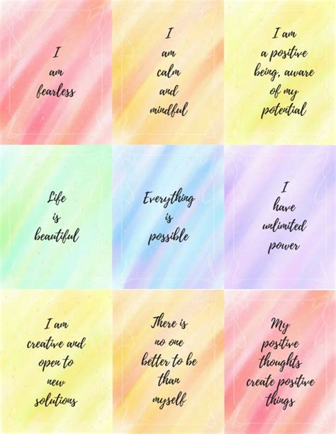 90 Positive Affirmation Cards - With Bonus Surprise! » Hot Mess | Free Printable Positive ...