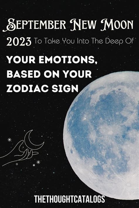 September New Moon 2023 To Take You Into The Deep Of Your Emotions