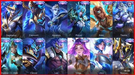 All zodiac skins | Mobile Legends Amino Amino