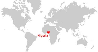 World Map With Nigeria - Ronna Chrystel