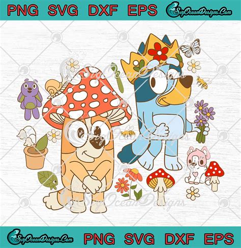 Bluey And Bingo Bluey Family SVG - Birthday Bluey Bingo Dog SVG - Bluey Cartoon SVG PNG EPS DXF ...