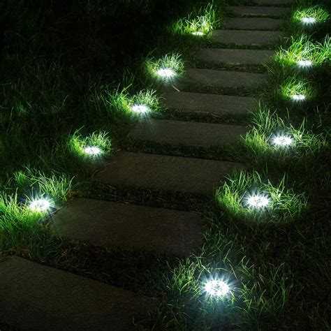 TaffLED Lampu Taman Hias Tanam Ground Light Solar Waterproof 8 LED - CL ...