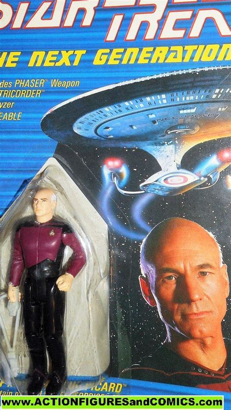 Star Trek CAPTAIN PICARD 1988 galoob toys action figures moc | Star ...