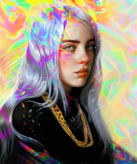 Billie Eilish by Yaşar Vurdem : r/ImaginaryColorscapes