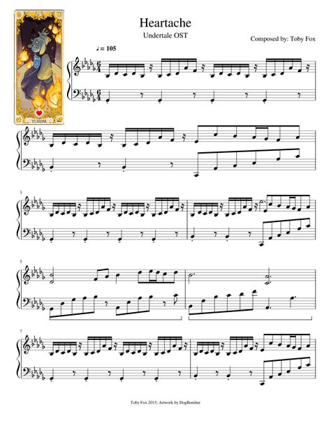 Heartache sheet music for Piano download free in PDF or MIDI