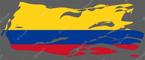 Premium Vector | Colombia flag vector 10