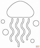 Jellyfish Qualle Meduza Ausmalbild Medusa Kolorowanki Supercoloring  sketch template