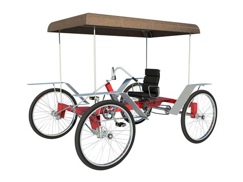 Buy 4 Wheel Bike Plans DIY Pedal Car Quad Cycle Rickshaw Pedicab Build Your Own Online at ...