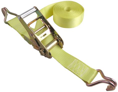 Erickson Ratchet Tie-Down Strap w/ Double J-Hooks - 2" x 25' - 1,666 ...