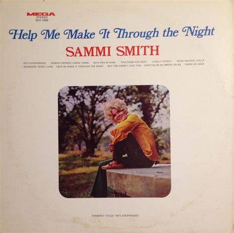 Sammi Smith – Help Me Make It Through The Night (1971, Indianapolis ...