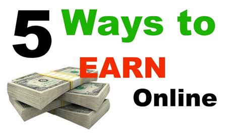 5 Ways To Earn Money Online | Journal