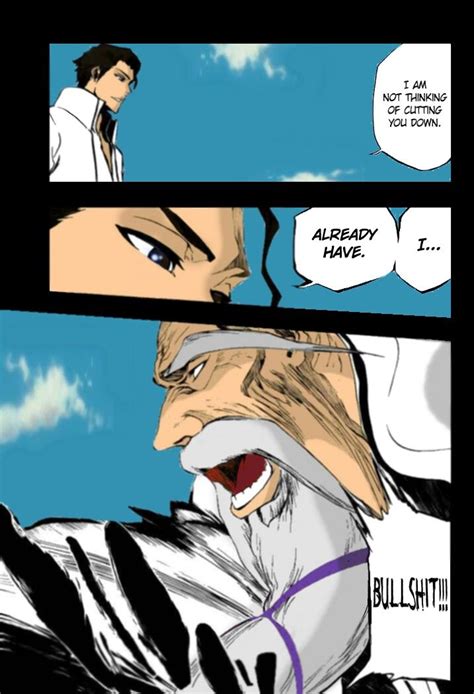 Aizen Sosuke vs Genryuusai Yamamoto bleach