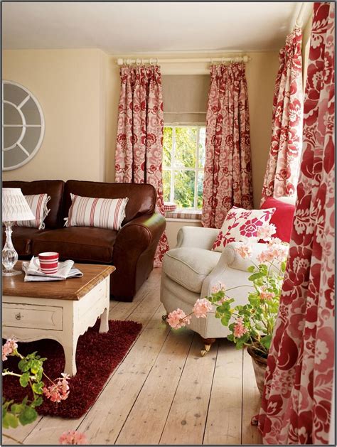 Red Tan And Brown Living Room Ideas | Living room red, Country living room, Beige living rooms