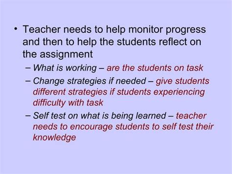 Developing Metacognitive Skills In Your Students