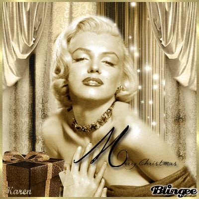 Merry Christmas from Marilyn Monroe Picture #131255549 | Blingee.com