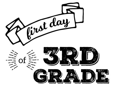 Free Printable First Day of School Signs - Paper Trail Design