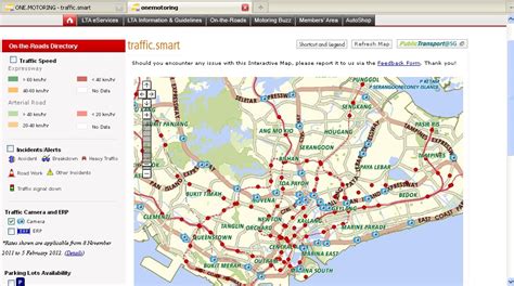 OneMap.sg: OneMap.sg: ONE.MOTORING Traffic.Smart - Your One Stop Site for all Traffic ...