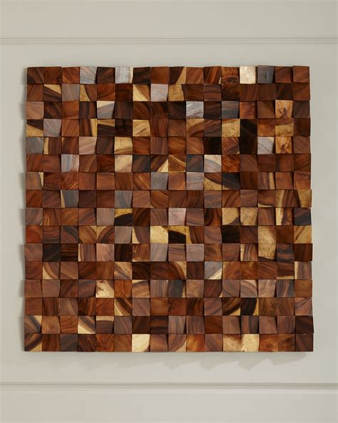 The Phillips Collection Wood Blocks Wall Panel Decor | Neiman Marcus