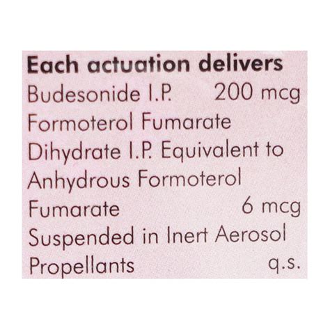 Budamate 200 Transhaler 1's : Price, Uses, Side Effects | Netmeds