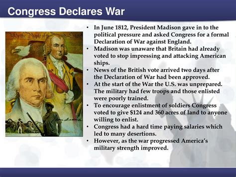 PPT - James Madison The War of 1812 PowerPoint Presentation, free ...