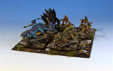 Miniature painting, Lizardmen warhammer, Miniatures