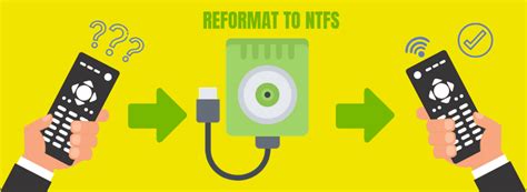 How to reformat USB external hard drive to NTFS file system?