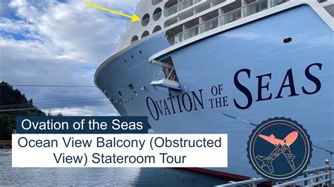 Ovation of the Seas | Royal Caribbean | Ocean View Balcony Obstructed ...