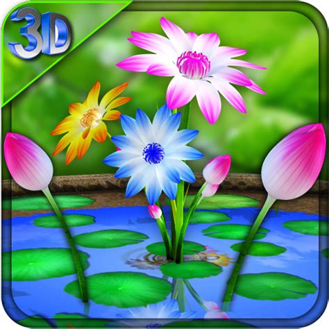 3D Flowers Touch Wallpaper | androidrank.org