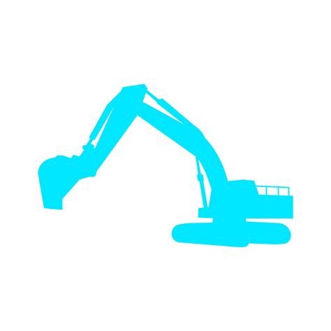 Excavator illustrated on background 4396577 Vector Art at Vecteezy