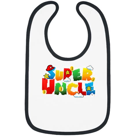 Gamer Super Uncle Funny Father Day Gifts For Uncle Bibs sold by ...