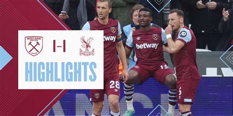 Extended Highlights: West Ham United 1-1 Crystal Palace | West Ham United F.C.