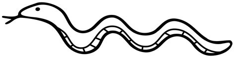 Snake Outline Drawing at GetDrawings | Free download