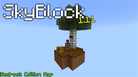 Minecraft: SkyBlock 1.11 Bedrock Edition Map - YouTube