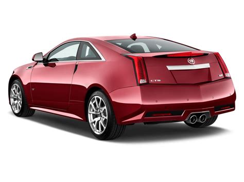 Image: 2014 Cadillac CTS-V 2-door Coupe Angular Rear Exterior View ...