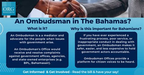 Ombudsman Bill, 2023 - ORG Bahamas Foundation