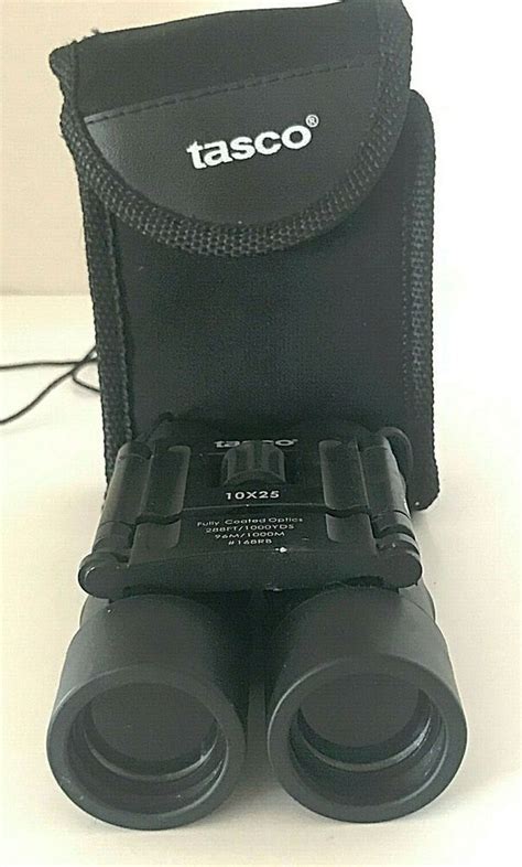 Tasco 10 X 25 Fully Coated Optics 288 Ft 1000 Yards Binoculars With Case #Tasco | Binoculars ...