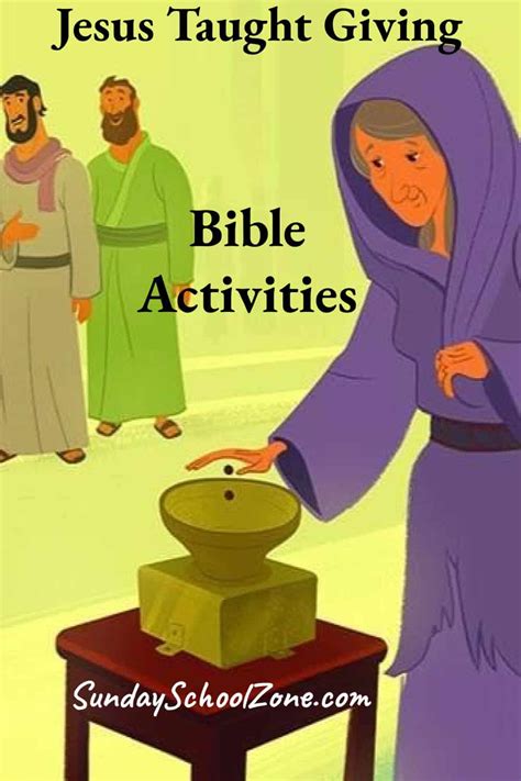 Jesus Taught About Giving Printable Activities On Sunday School Zone