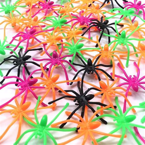 Th Plastic Halloween Spider Toys For Kids - Spider Action Model Insect Toy Figures - Educational ...