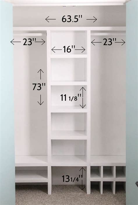 How to Build a Simple Inexpensive DIY Closet Organizer | Closet renovation, Closet makeover ...