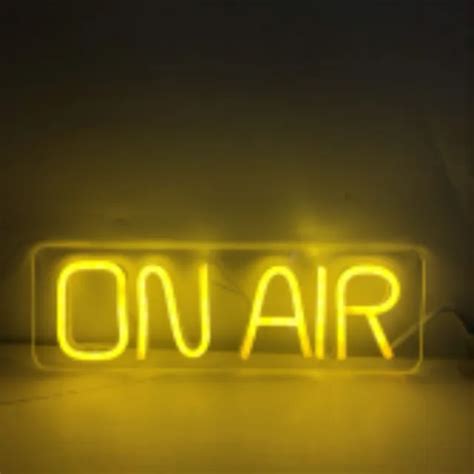 FIT DOOR SIGN Wall Decor Light On Air Neon Sign On Off Recording Studio LED Lamp $13.50 - PicClick