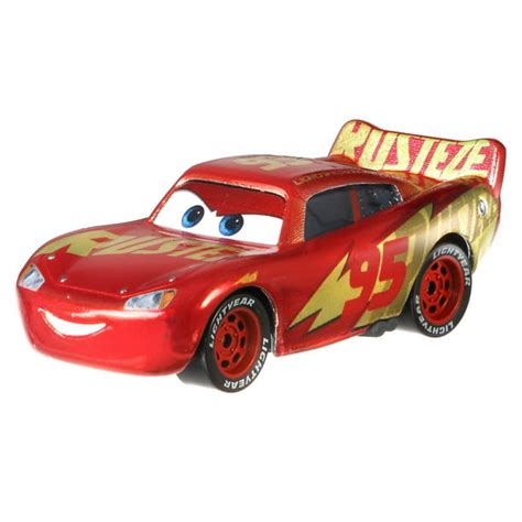 Disney Pixar Cars 3 Rust-Eze Racing Center Lightning McQueen Car Play Vehicles - Walmart.com ...