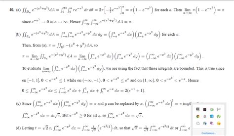 calculus - prove Gaussian integral using polar coordinates - Mathematics Stack Exchange