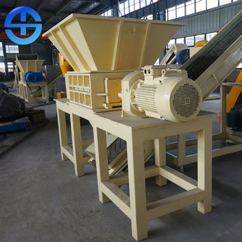 Heavy Duty 2 Shaft Shredder Machine Metal Crushing Machine 45 Kw * 2 Power