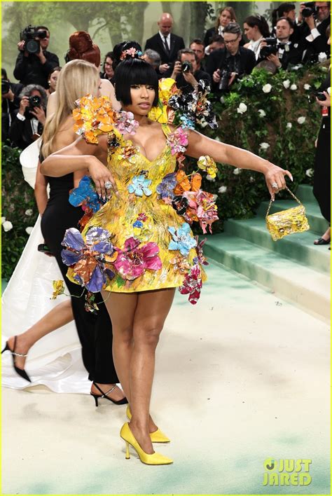 Nicki Minaj Brings High Fashion Marni Florals to Met Gala 2024: Photo ...