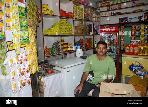 Indian Grocery shop Stock Photo - Alamy