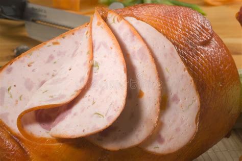 Galantine of chicken stock image. Image of food, homemade - 18022459